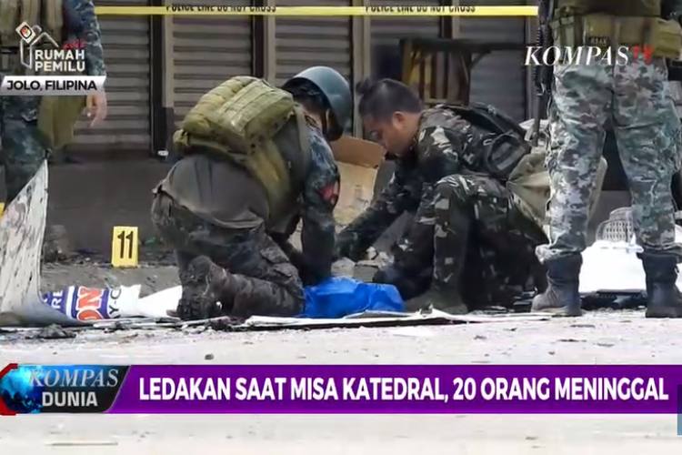 Dapat Petunjuk Lewat 2 Pasang Kaki Penuh Luka, Otoritas Filipina Sebut Pelaku Bom Gereja Suami Istri Asal Indonesia