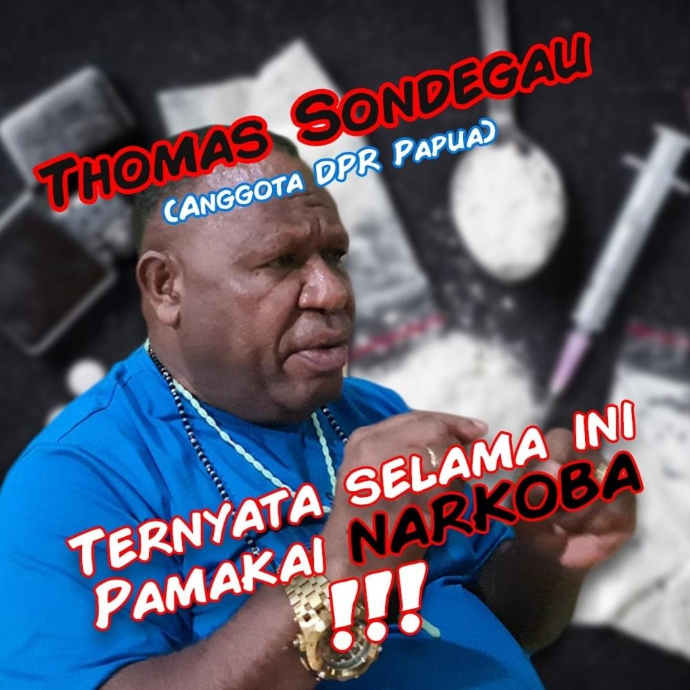 Diciduk pakai narkoba bareng wanita di Jakarta, begini nasib Thomas Sondegau anggota DPR Papua yang foto tampangnya jadi sorotan.