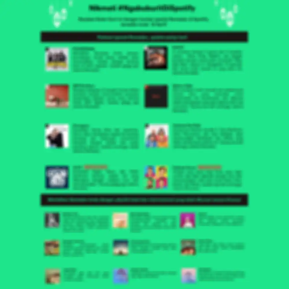 Playlist lagu religi dan Podcast spesial bulan Puasa yang bakal hadir di Spotify Hub Ramadan