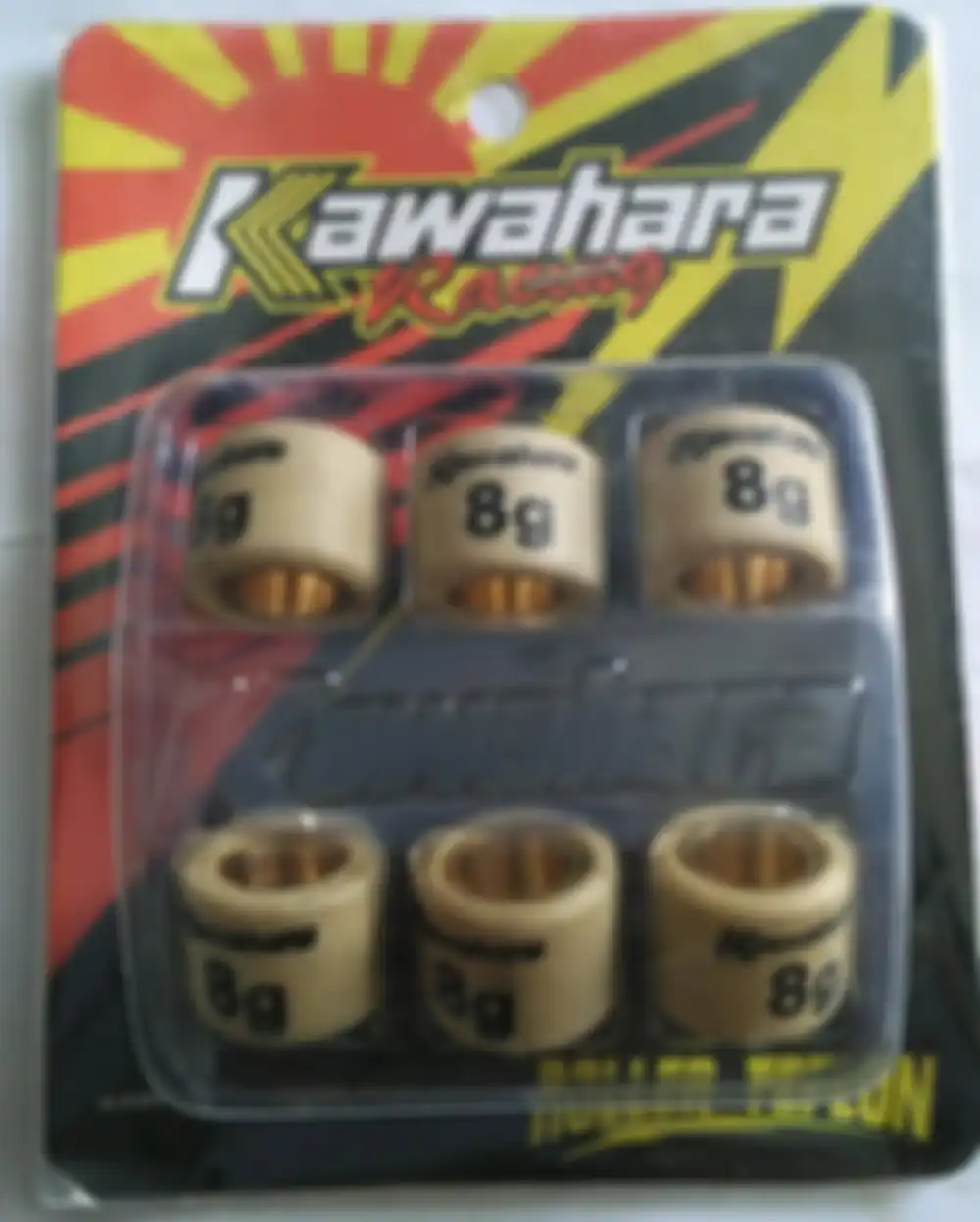 Berat roller dari 8 - 12 gram