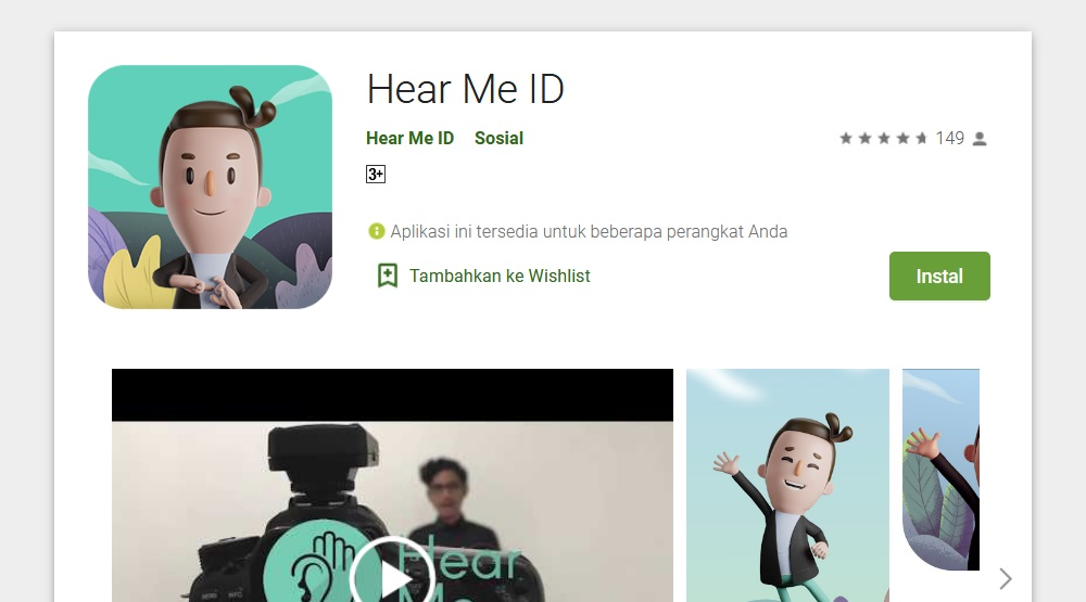 Aplikasi Hear Me ID