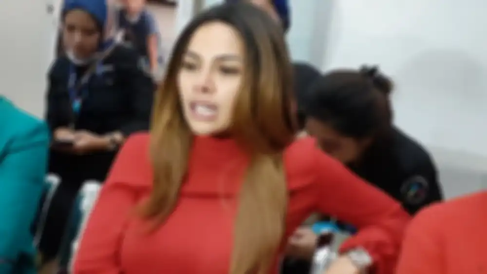 Nikita Mirzani saat ditemui Grid.ID di Pengadilan Negeri Jakarta Selatan, Kamis (12/3/2020).