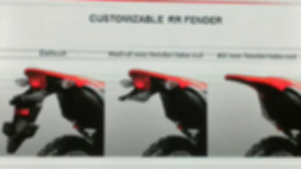 Sepatbor belakang CRF150L ada banyak pilihan