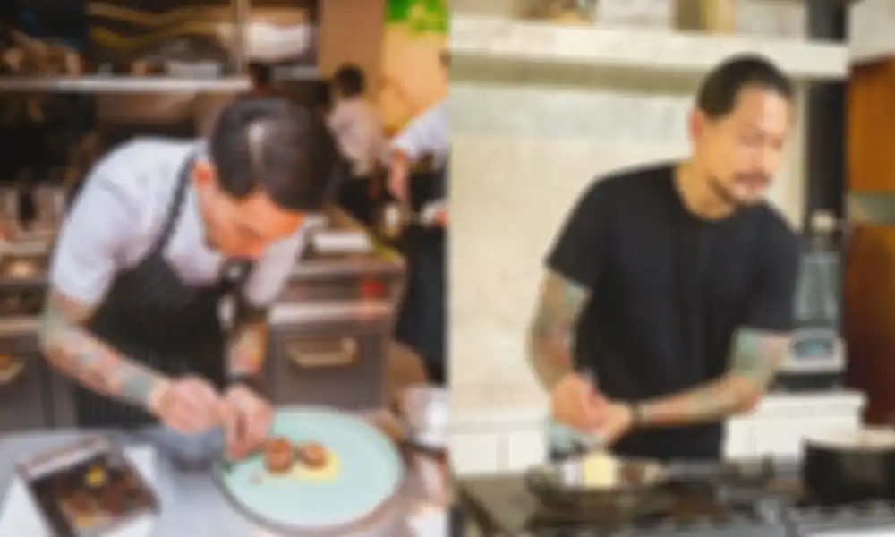 Chef Juna saat di dapur