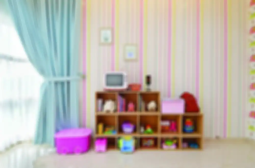Dimensi furnitur dibuat sesuai dengan umur anak.