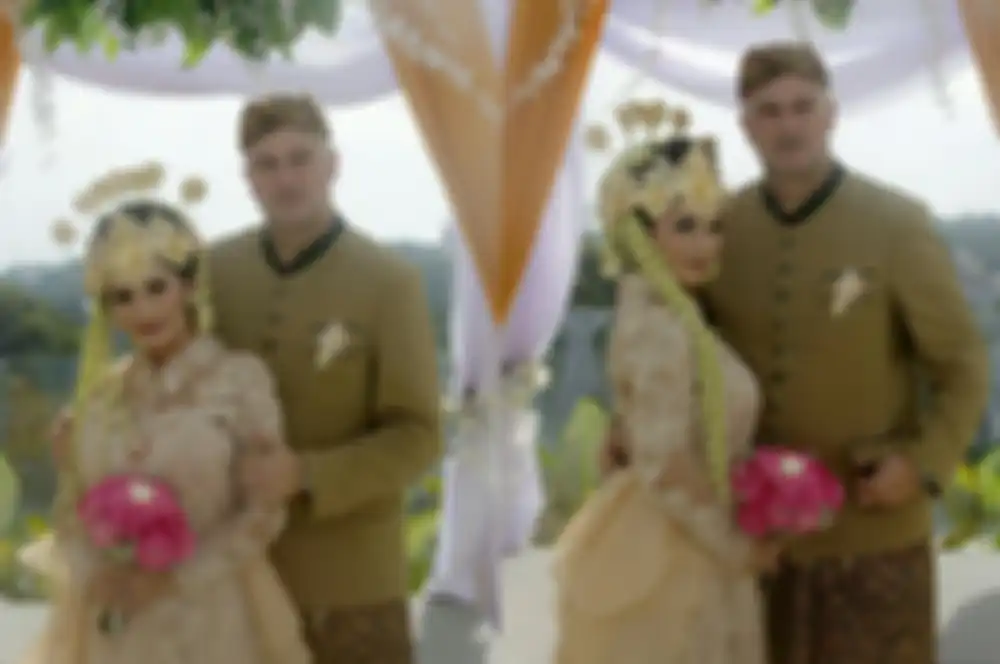 Pernikahan Baby Margaretha dengan Christian Bradach