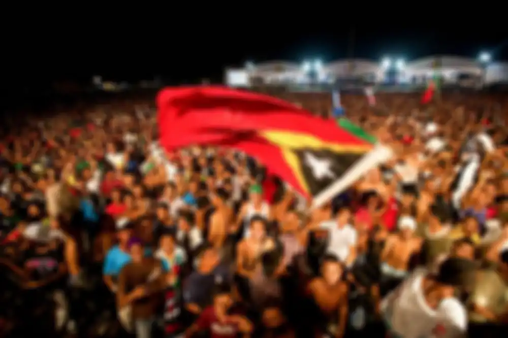 Perayaan kemerdekaan Timor Leste.