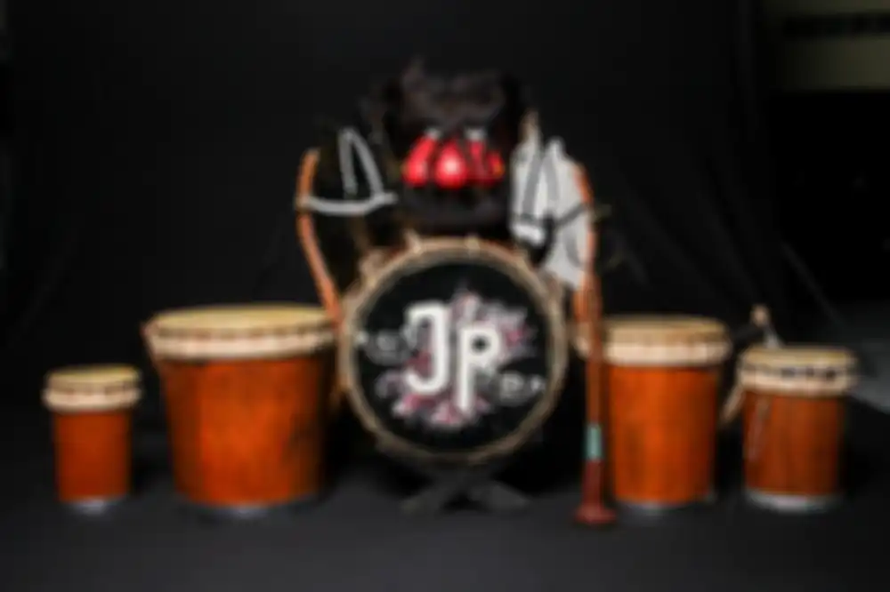 Alat musik Seni Reak Juarta Putra yang bakal tampil di festival menmark.usik Roskilde, Denmark