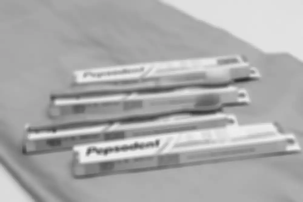 Tak lagi memakai bahan dasar plastik, Pepsodent Natural Bamboo menjadi sikat gigi ramah lingkungan pertama di Indonesia karena menggunakan bahan bambu. Rahmad Azhar Hutomo/National Geographic Indonesia.