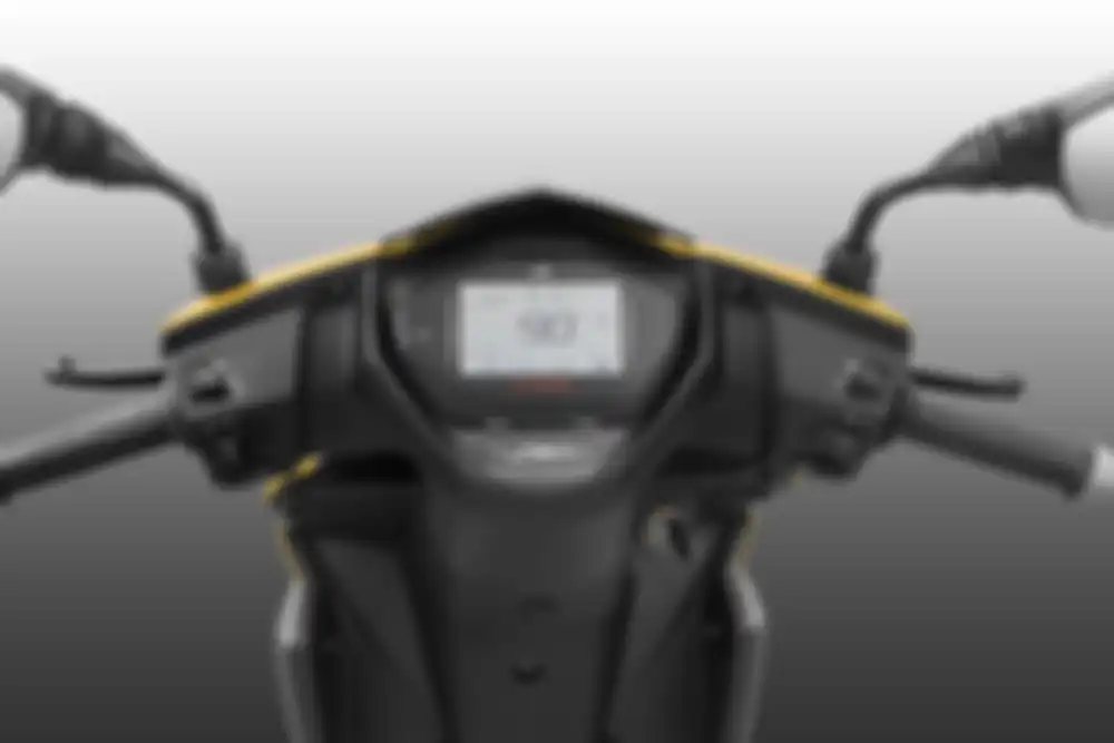 Instrumen digital di TVS Ntorq 125.