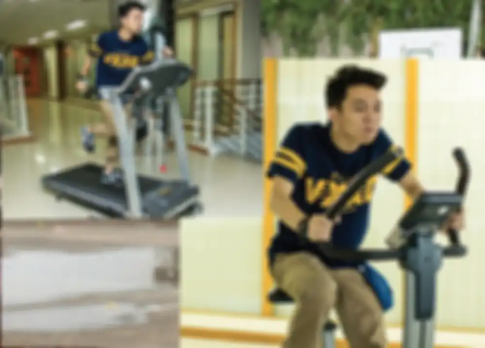 Sepedaan dan treadmill