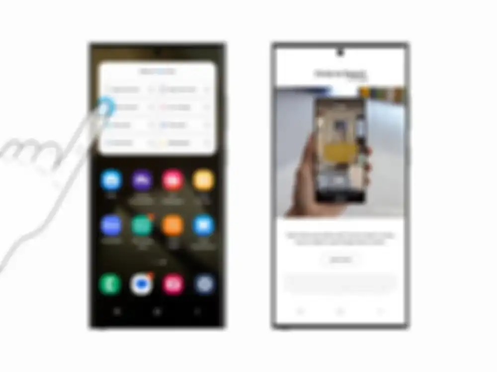 Tampilan fitur Try Galaxy