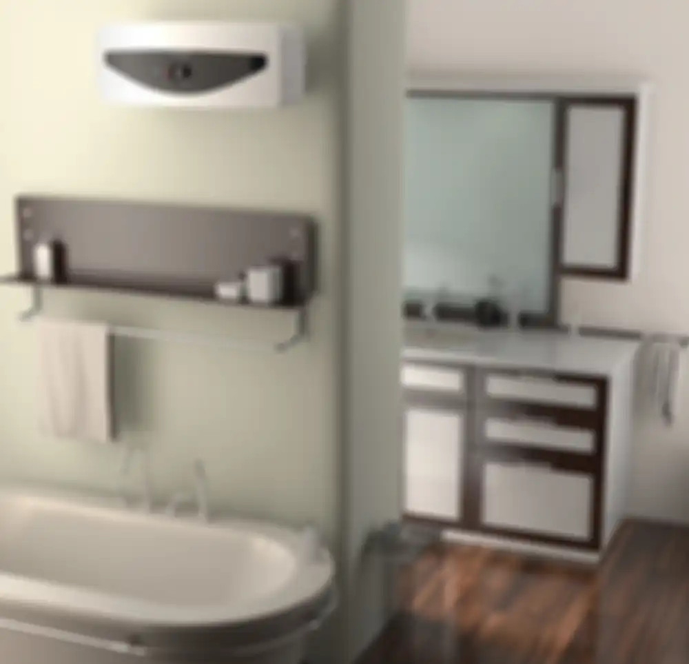 Selain digunakan sebagai pemanas air, water heater ini juga dapat digunakan sebagai pemanis ruangan.