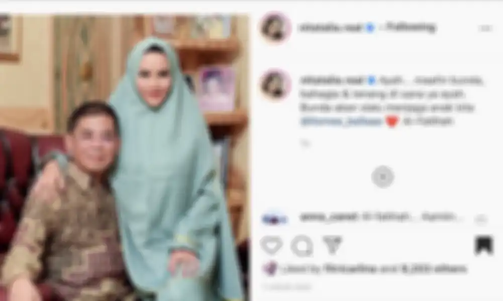 Unggahan foto dalam Instagram Nita Thalia