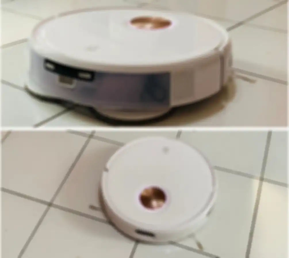 Desain robot vacuum Yeedi Floor 3 Station
