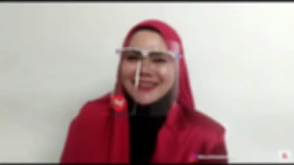 Sarita Abdul Mukti saat ditanya soal hubungannya dengan Faisal Harris