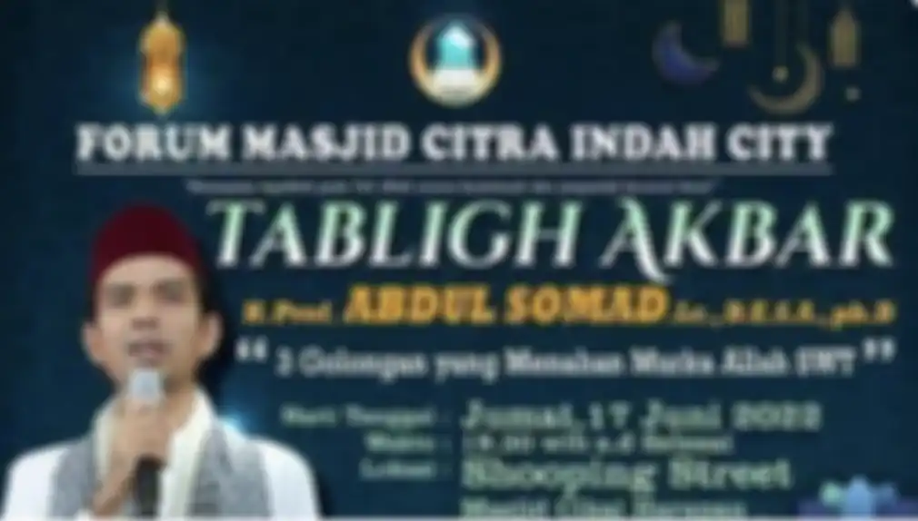Warga Jonggol menolak kehadiran Ustaz Abdul Somad (UAS) dalam acara tabligh akbar karena alasan ini. Namun, pihak UAS memastikan tetap hadir.