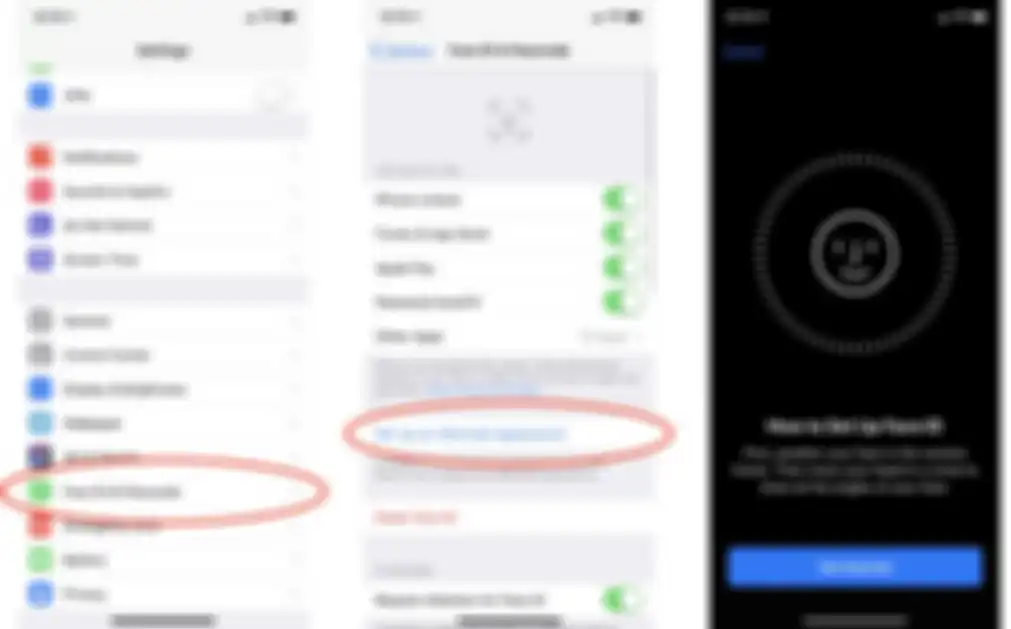 Cara memasang 2 Face ID dengan wajah yang berbeda