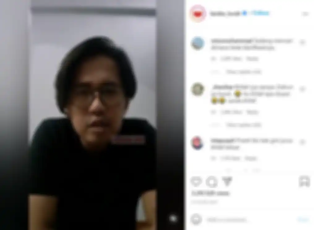 Video permintaan maaf Ayus.