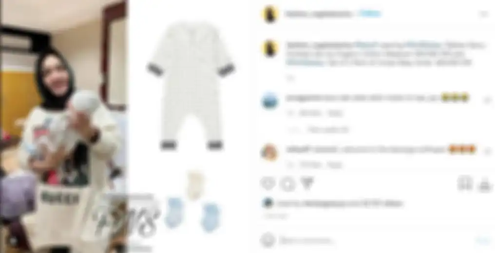 Baju Baby R anak kedua Nagita Slavina