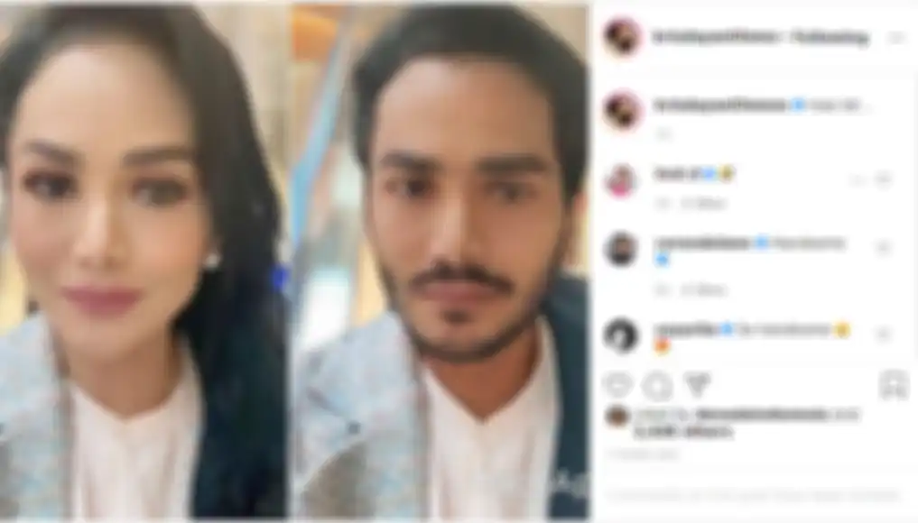 Pamer fotonya yang berubah jadi pria tampan, Krisdayanti banjit pujian netizen.