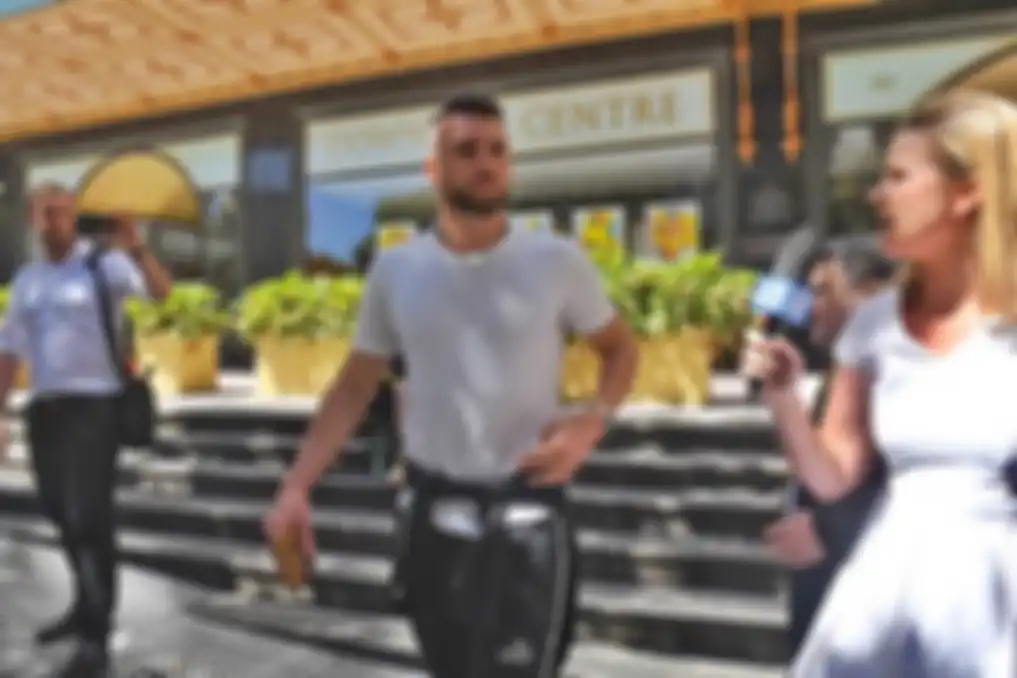 Marko Simic ketika berada di pengadilan setempat pada Selasa pagi (12/2).