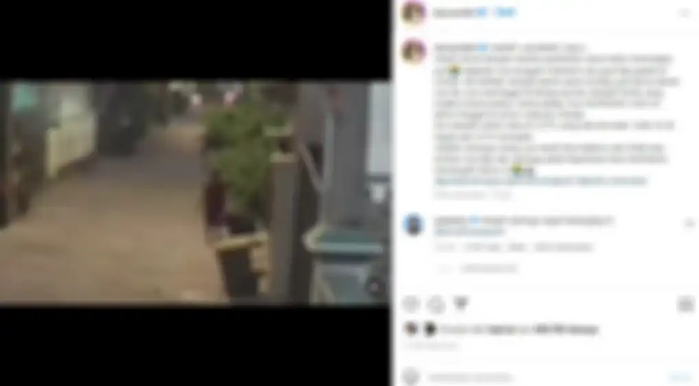 Video rekaman CCTV komplek di rumah Dara Arafah