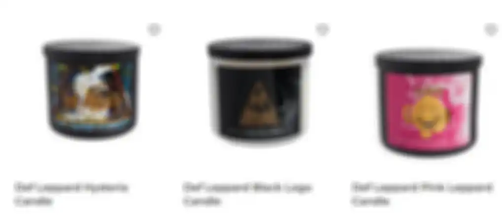 Lilin aroma produk dari band Def Leppard