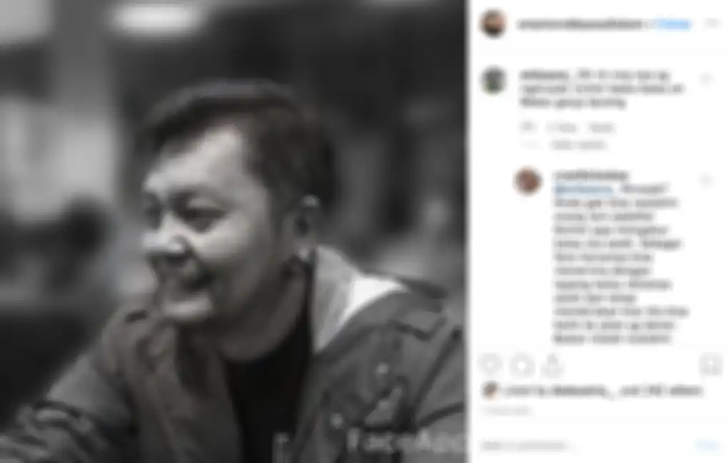 Komentar Netizen di Instagram Entarto Robby