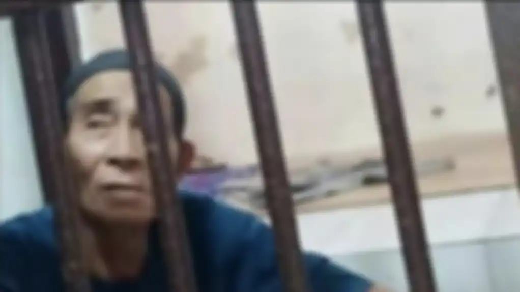 Foto tampang Mbah Minto yang dijerat kasus penganiayaan usai membela diri karena menganiaya pencuri beredar.
