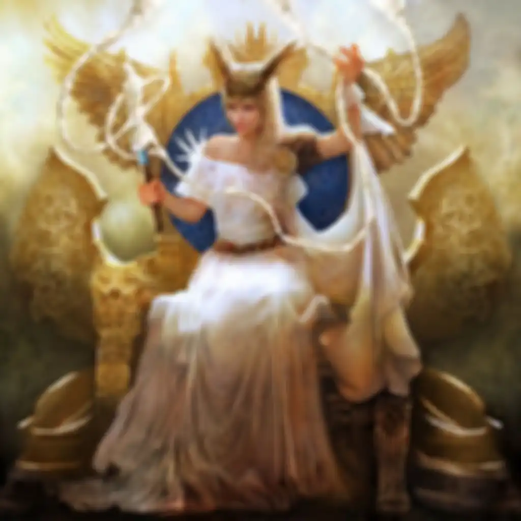 Frigg, istri Odin, dewi dalam mitologi Norse.