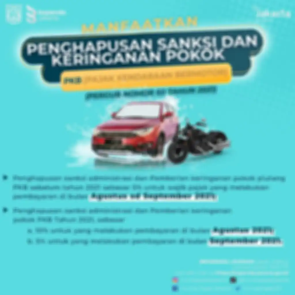 Program keringanan pajak kendaraan di DKI Jakarta