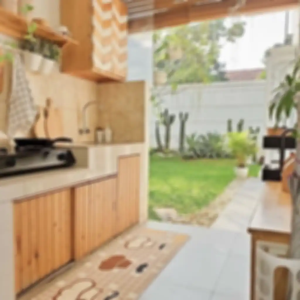 Desain dapur terbuka minimalis di rumah type 36 jadi omongan Ibu-ibu arisan. Air mukanya mendadak berubah. Ini 7 foto buktinya. 