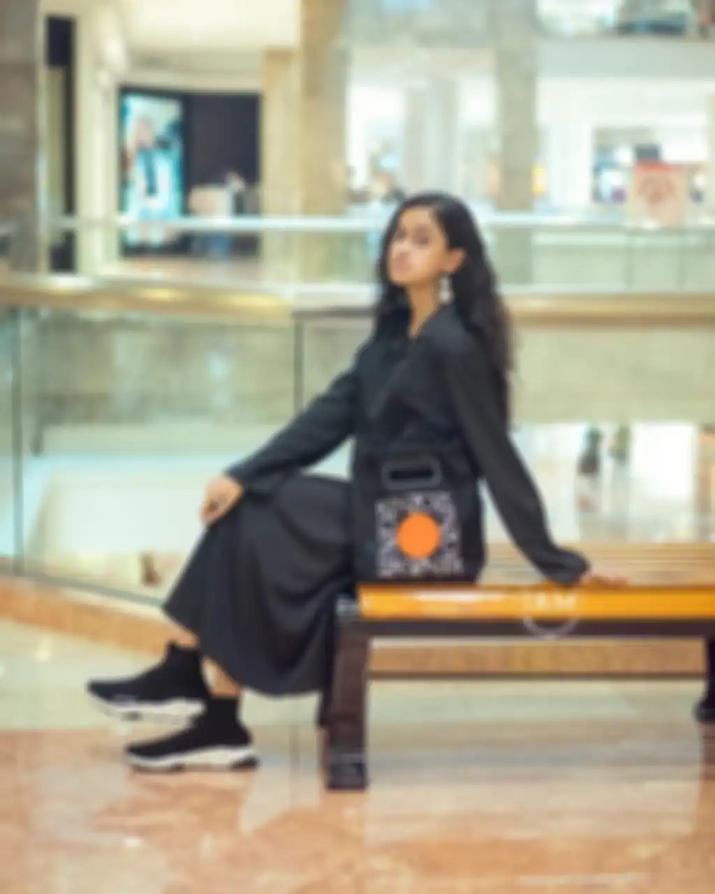 Fashion Asila Maisa pakai satu tas Kenzo