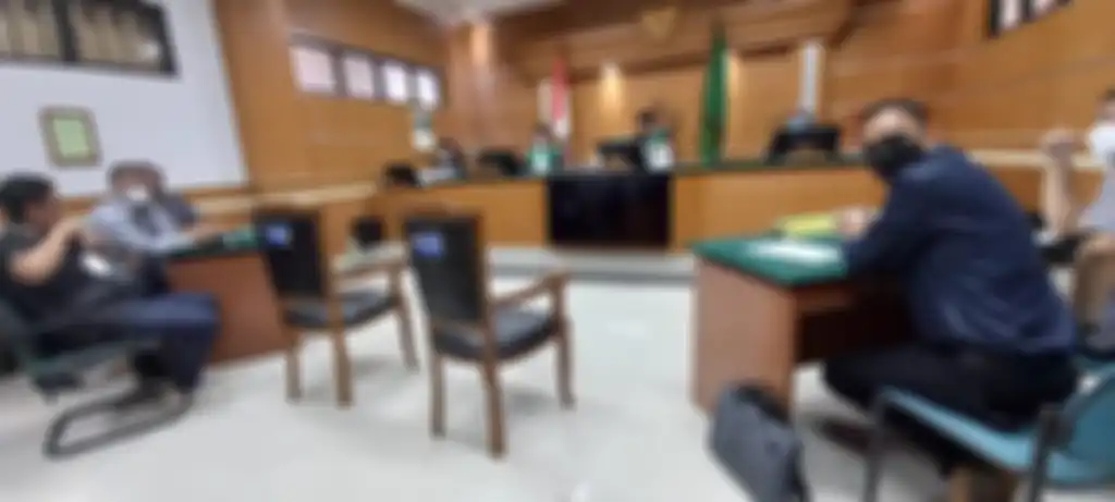 Persidangan Doddy Sudrajat dan Haji Faisal di ruang sidang Pengadilan Agama Jakarta Barat, Rabu (9/3/2022).