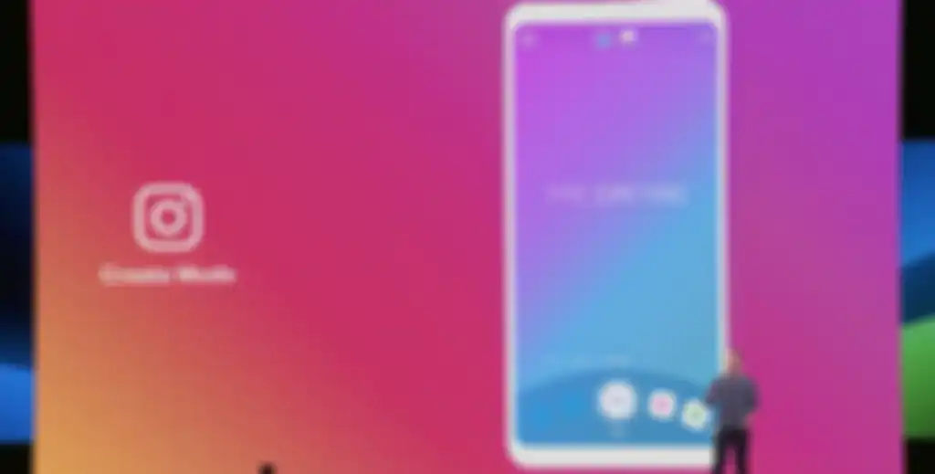 Tampilan fitur baru Instagram, Create More