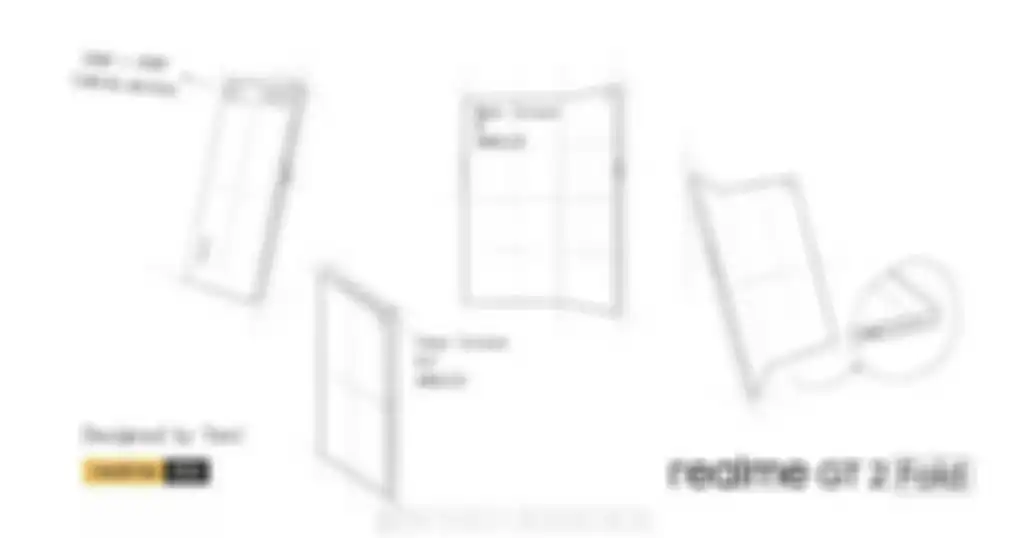 Bocoran desain dan spesifikasi realme GT 2 Fold