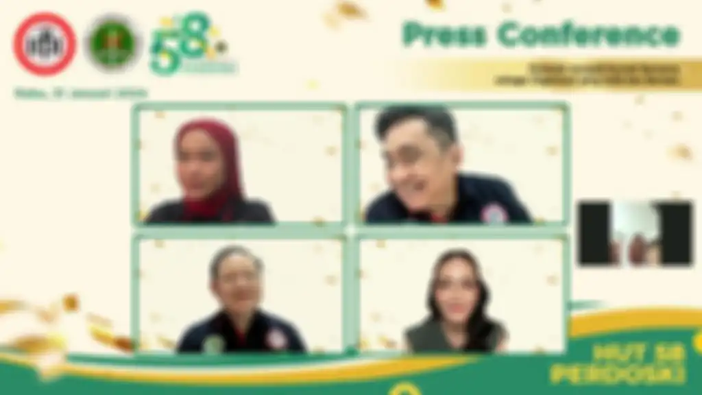 press conference Paparan Perayaan PERDOSKI 58th via Zoom pada Rabu, (31/1/2024)