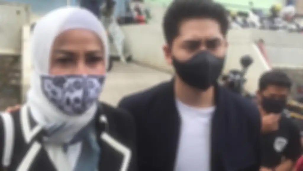 Venna Melinda dan Athalla Naufal saat ditemui tim Grid.ID di kawasan Tendean Jakarta Selatan, Rabu (12/8/2020).