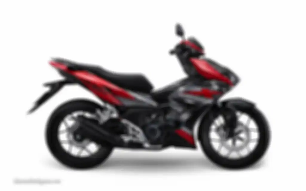 Honda Winner X Special Limited Edition dibalut kelir merah, hitam, dan abu-abu lengkap dengan grafis 'Winner X'.
