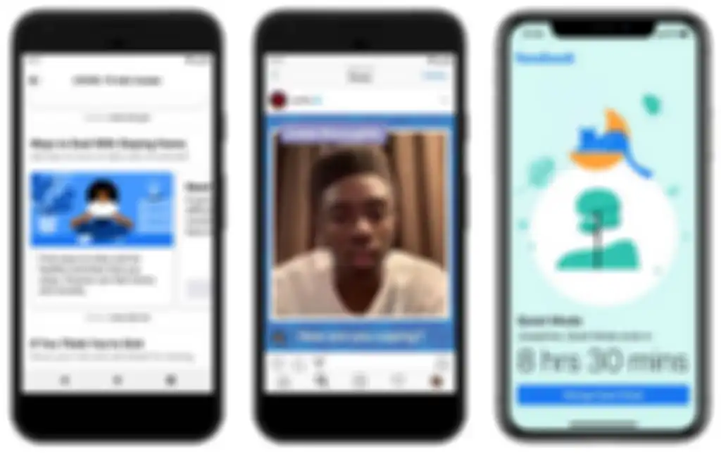 Tampilan fitur Quiet Mode dalam aplikasi Facebook di iOS