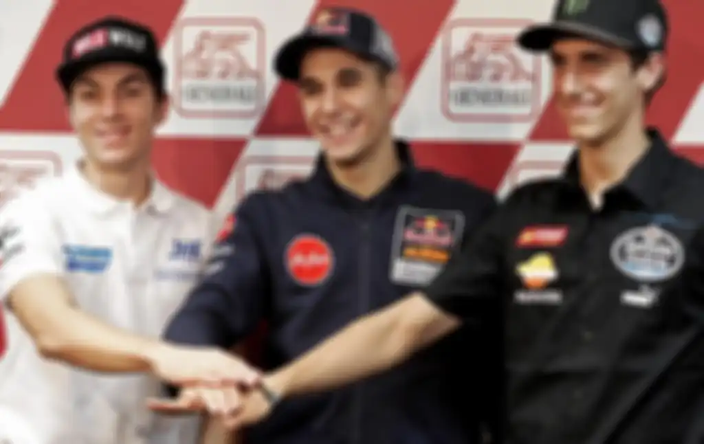 Maverick Vinales, Luis Salom dan Alex Rins