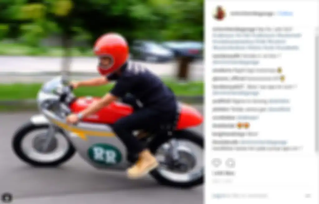 Honda Tiger custom cafe racer besutan Rich Richie Ride Garage