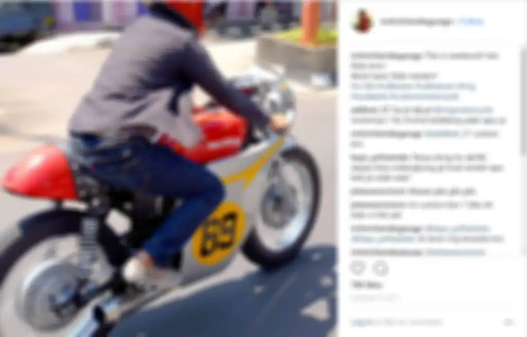 Honda Tiger custom cafe racer besutan Rich Richie Ride Garage