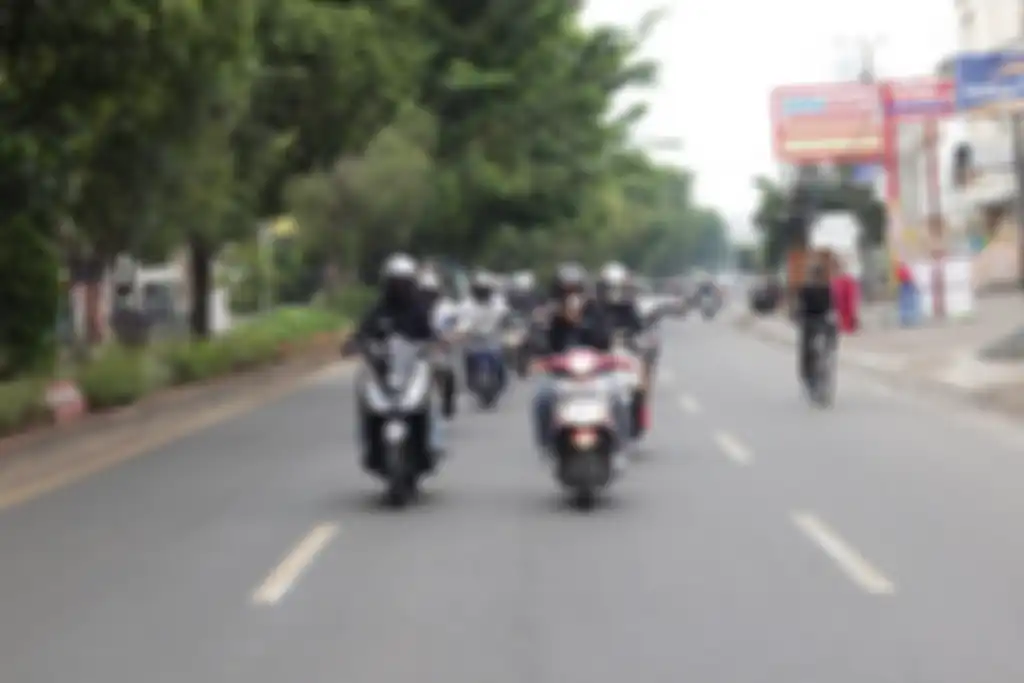 Acara Sunmori Under 125 yang diadakan kumpulan tim dan klub bikers di Lampung.