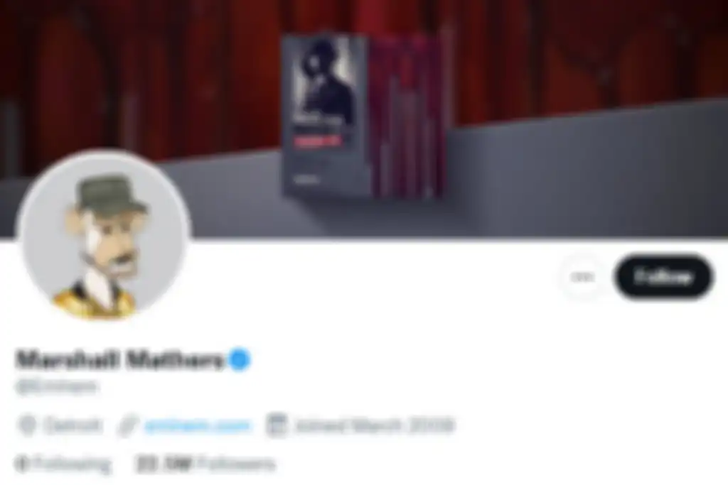 NFT eminem yang baru dijadiin profil Twitter