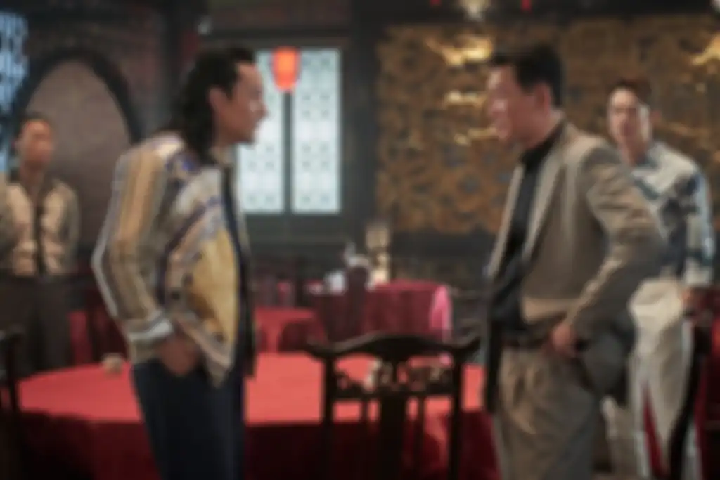 Narco-Saints (L to R) Chang Chen as Chen Zhen, Hwang Jung-min as Jeon Yohan, Yoo Yeon-seok as David Julio Park in Narco-Saints Cr. Cho Wonjin/Netflix © 2022