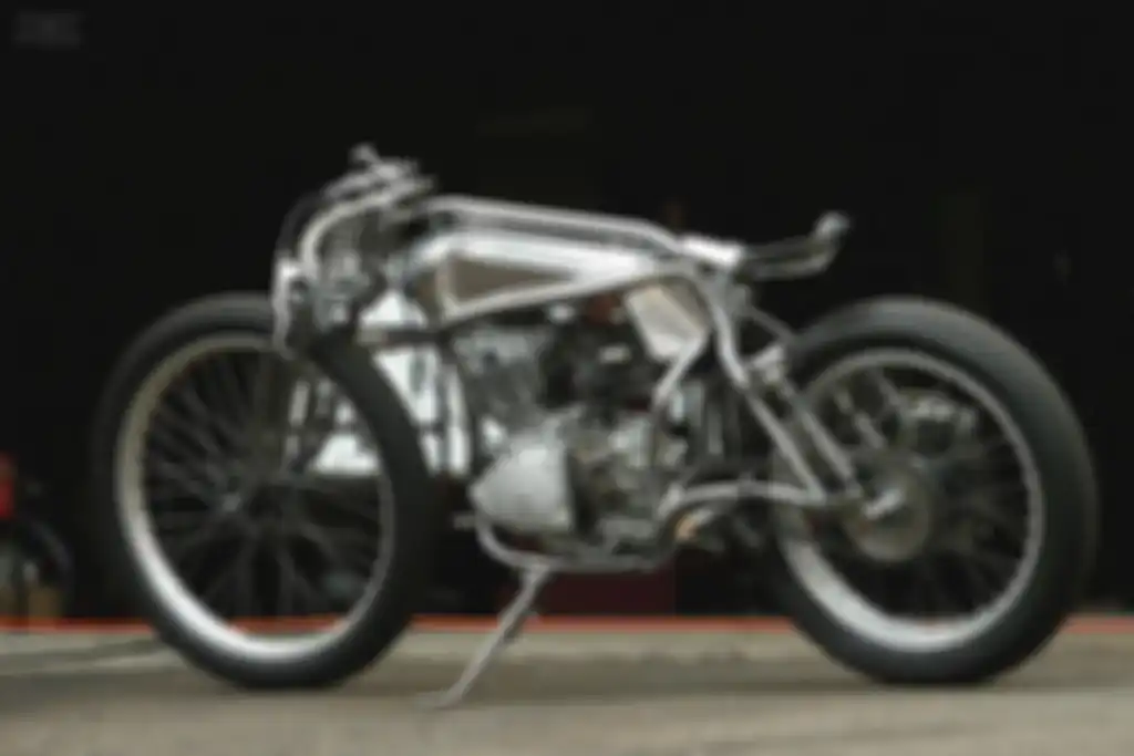 Suzuki GN125 custom boardtracker besutan Moto Rock