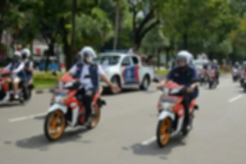 Foto ilustrasi motor listrik hasil konversi.