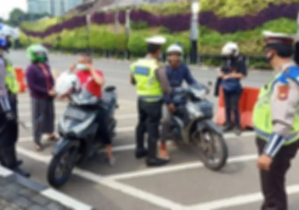 Check poin PSBB di Bekasi